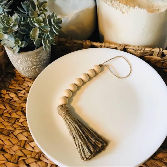 ✨1 left ✨Farmhouse style wooden garland - Picture 6 of 8